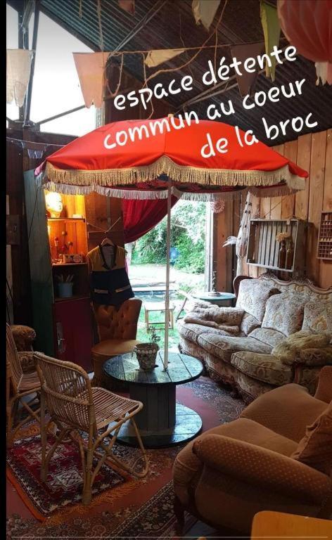 La Cabane De Mimi La Sardine Saint-Gervais en-Belin Eksteriør billede